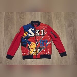 POLO Ralph Lauren Kids BOYS DOWNHILL SKIER 92 HYBRID PUFFER DOWN JACKET.